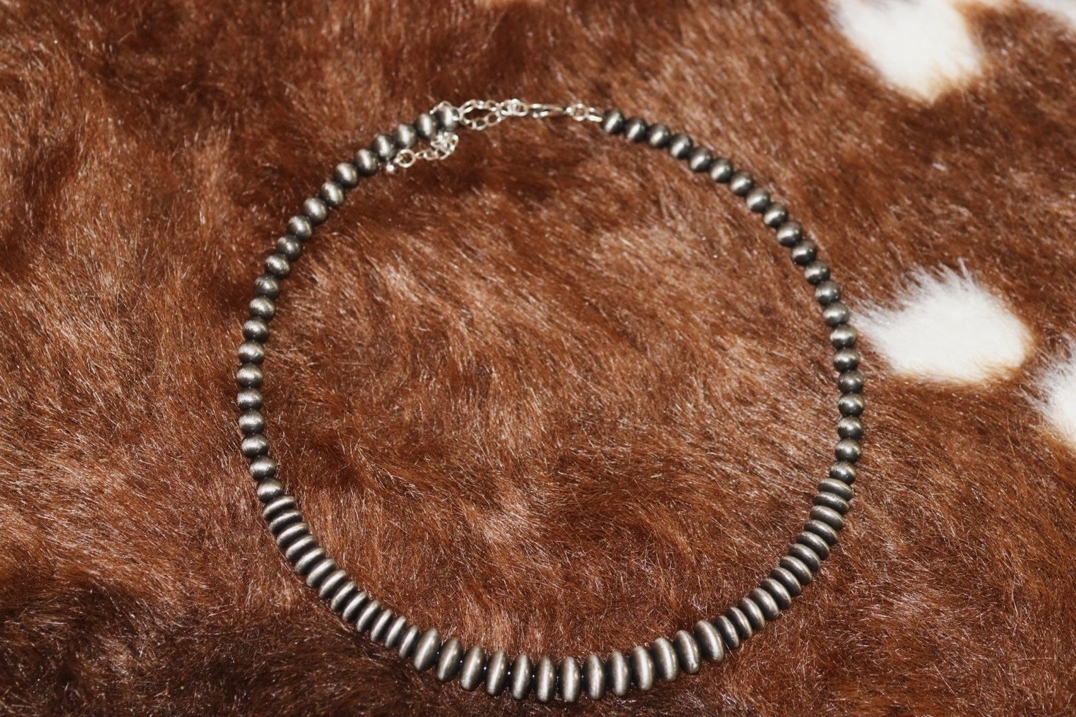 Navajo Pearl Beaded Collar Necklace