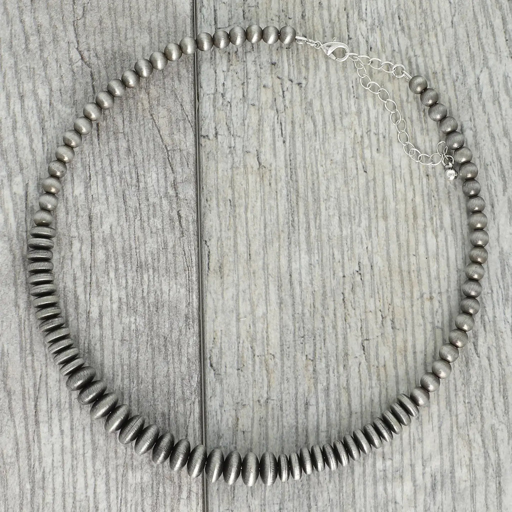 Navajo Pearl Beaded Collar Necklace
