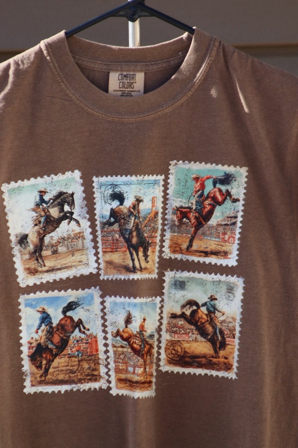 Western Postage Collage Tee